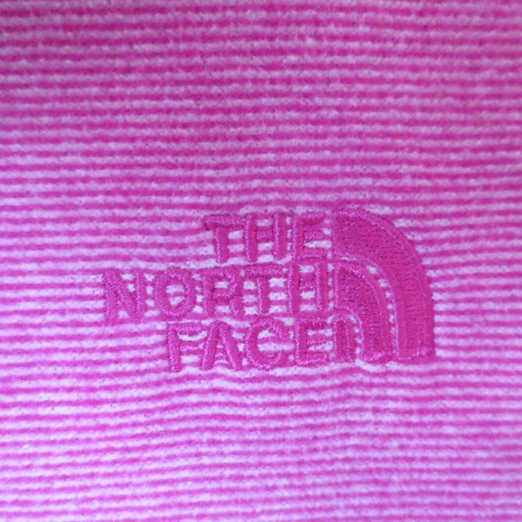 North Face Tundra Hoodie Jacket Women Medium Pink Full Zip Fleece Sweater Casual - Picture 2 of 11